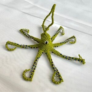 Mayan Handmade Beaded Octopus Ornament